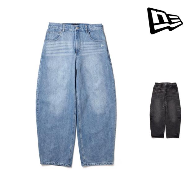 ニューエラ NEWERA 1512950 デニム バレル パンツ DENIM BARREL PANTS メンズ レディース 男性 女性 パンツ ボトムス ズボン デニムパンツ バギーパンツ