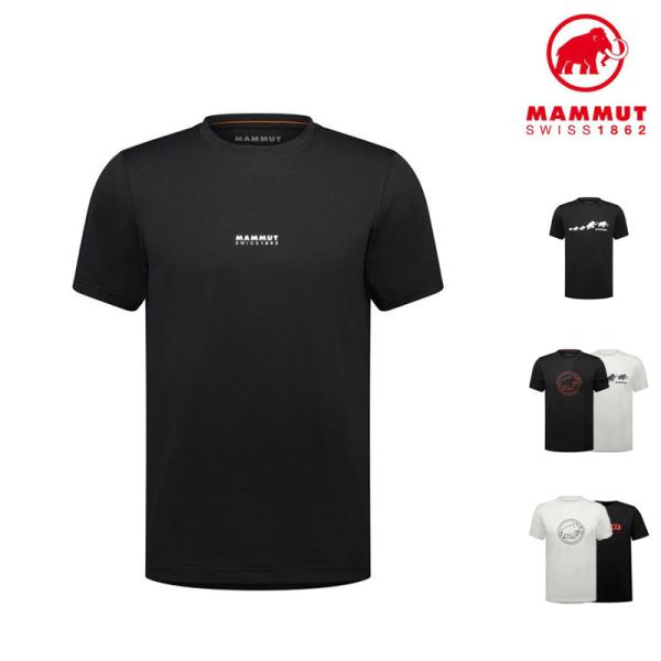 マムート 1017-02012 クイックドライ ロゴ プリント Tシャツ アジアンフィット メン QD LOGO PRINT T−SHIRT AF MEN メンズ  Tシャツ 半袖 トップス