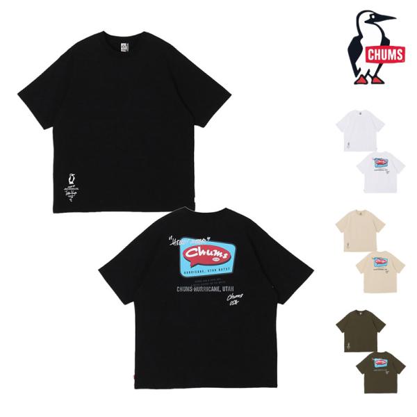チャムス CH01-2792 守矢努 バルーン チャムス Tシャツ 守矢努 BALLOON T-SHIRT メンズ  Tシャツ 半袖 トップス カットソー アウトドア