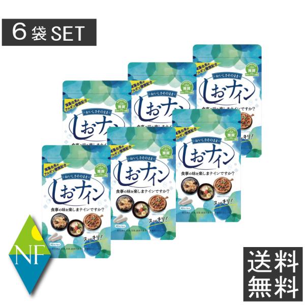 【トイメディカル】しおナイン 48粒　×6袋【6個セット】