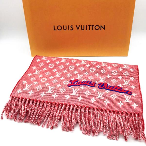 LOUIS VUITTON ルイヴィトン デニム エンベリッシュ ドエシャルプ