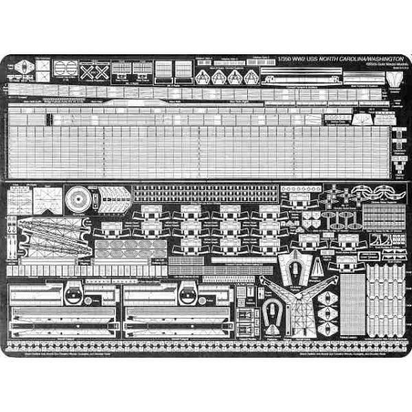 GM3534 1/350 米戦艦ノースカロライナ級用（TR社用）