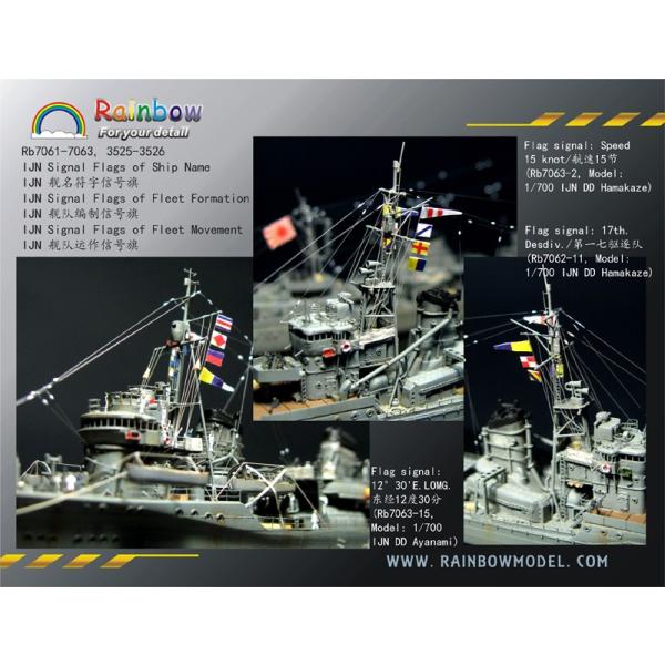 RBW7062 1/700 日本海軍 信号旗（所属） : 模型・ホビーのノースポート