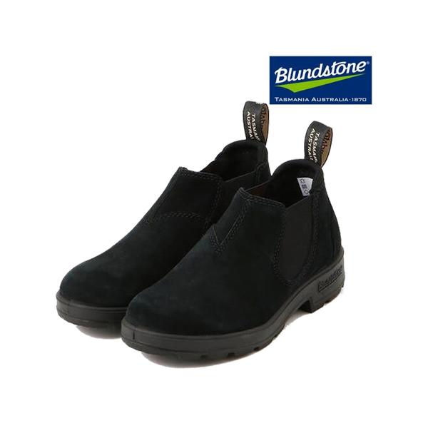 Blundstone ローカットブーツ ブラックスウェード 8 ブランドストーン