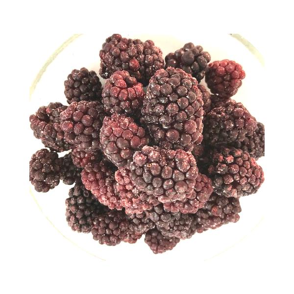 果物のプロの目で厳選した冷凍フルーツ　ブラックベリー（セルビア産）新鮮なブラックベリーを、 そのまま瞬間冷凍しました。栄養価の高いブラックベリー、ブラックベリーにはポリフェノールやアントシアニンがいっぱい。疲れ目を癒し、若さを保つ抗酸化作用...