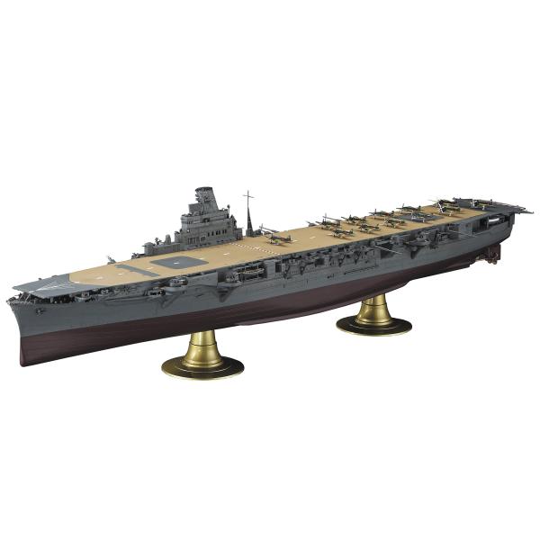 1/350スケール未塗装プラスチック組み立てキット完成サイズ:627.5mm x169mm艦載機付属:■零戦52型×3 ■零戦21型 (戦闘爆撃機タイプ)×3 ■天山×3 ■彗星×3仕様:■第3艦隊 第2航空戦隊 旗艦 マリアナ沖海戦時 1...