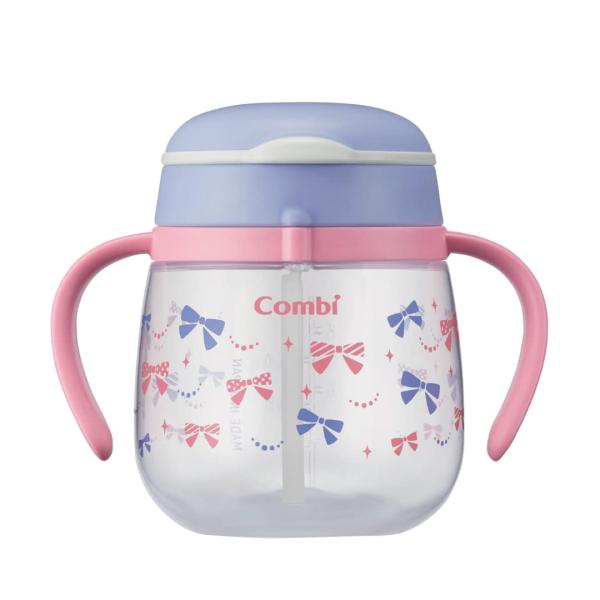 COMBI コンビ ラクマグ 漏れないストロー 240 N リボン