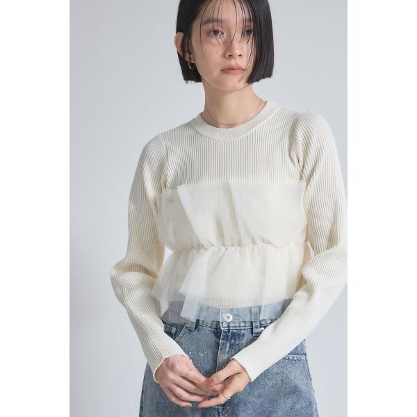 チュールフリルニットプルオーバー 12月29日再販！ : NOSTALGIA