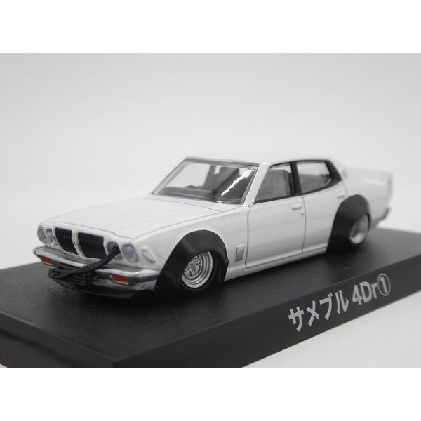 アオシマ ブラインドパッケージ グラチャンコレクション 第16弾☆サメブル 4Dr (1)1/64 SCALEブラインドパッケージですので内容確認のため外箱を開封しています。外箱は付属しますが、開封時にのりが強くきれいに開封できなかったもの...
