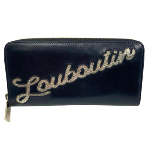 g*4様 新品未使用　13万　ブラック　ルブタン　パネトーネ ファスナー　長財布 Christian Louboutin（クリスチャンルブタン） 長財布 パネトーネ