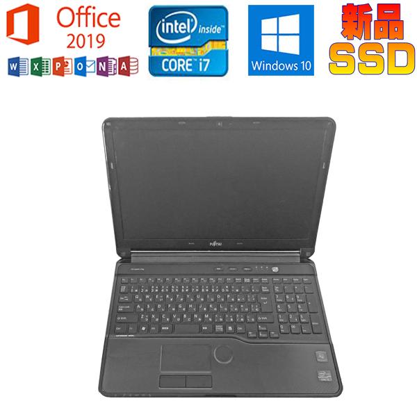 LIFEBOOK 中古パソコン 富士通 Microsoft Office 2019 Win 10 Core i7 