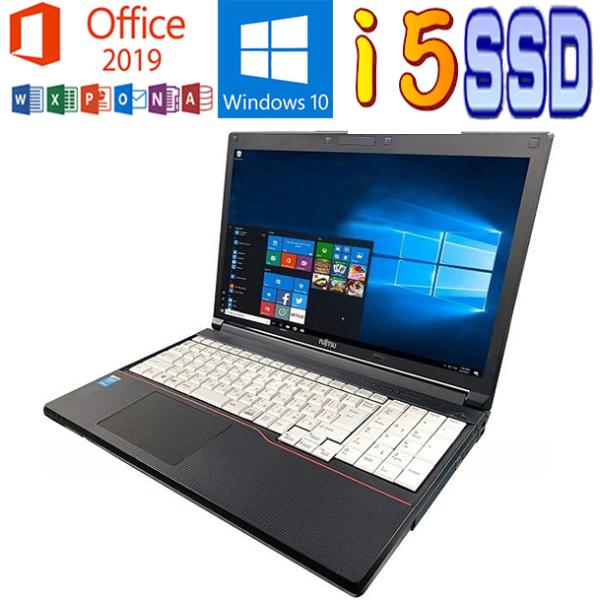 中古パソコン 富士通A574/H Microsoft Office2019 Win 10 Core i5-4300M 2.6GHz 新品メモリー8GB  新品SSD240GB DVDドライブ 10キー 大画面15.6液晶 :note-fujitsu-A574H:中古パソコン 通販  