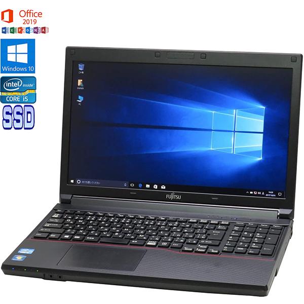 中古パソコン 富士通 LIFEBOOK A573/G Microsoft Office 2019 Core i5