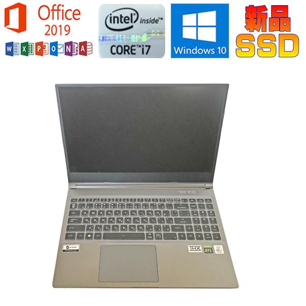 Core i7-10875H 2.3GHz 16GB SSD512GB RTX2060 15.6型FHD Webカメラ