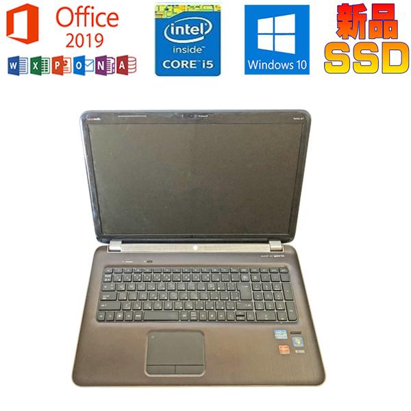 Pavilion 中古パソコン HP DV7 Microsoft Office 2019 Core i7 2820QM