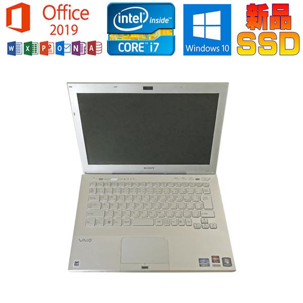 VAIO S 中古パソコン Sony SVPCSB1AGJ Microsoft Office 2019 Core i7