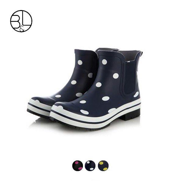 送料無料 レインブーツ サイドゴア レインシューズ レディース 長靴