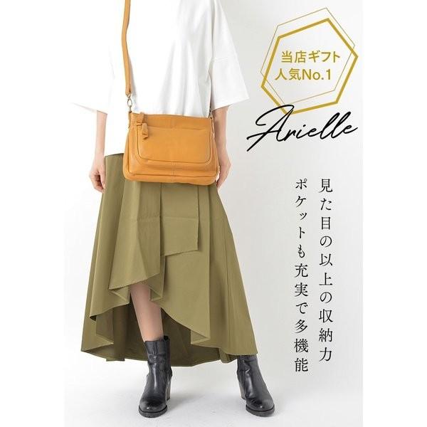 本革 ショルダーバッグ レディース 2way 斜めがけ 軽い 本革バッグ専門店 斜めがけバッグ ショルダーバッグ レザー 通勤 革 牛革 2way アリエル 本革バッグ通販のノートルファボリ