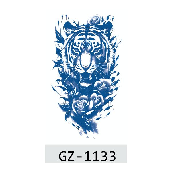 ジャグアタトゥーシール ヘナタトゥー GZ-1133 2週間消えないタトゥー