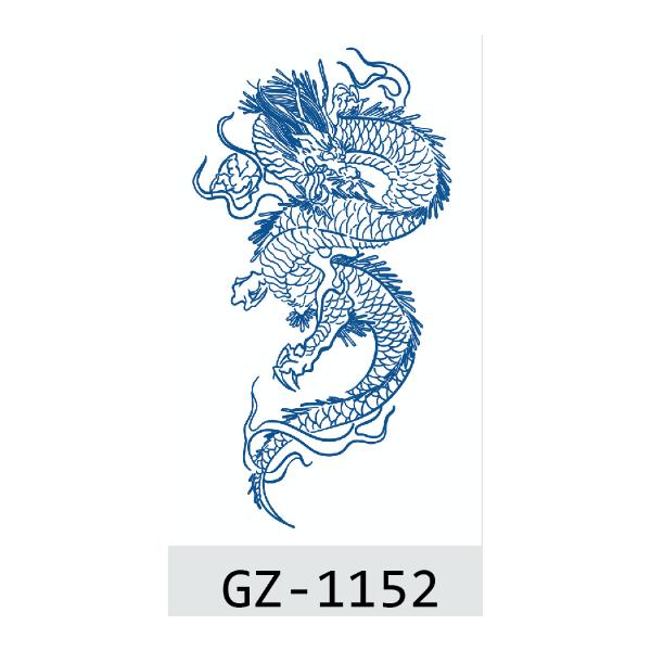 ジャグアタトゥーシール ヘナタトゥー GZ-1152 2週間消えないタトゥーシール フェイクタトゥー メイク コスプレ