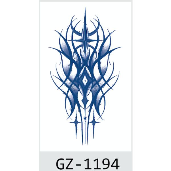 新作入荷 ジャグアタトゥーシール ヘナタトゥー GZ-1194 2週間消えないタトゥーシール フェイクタトゥー メイク コスプレ