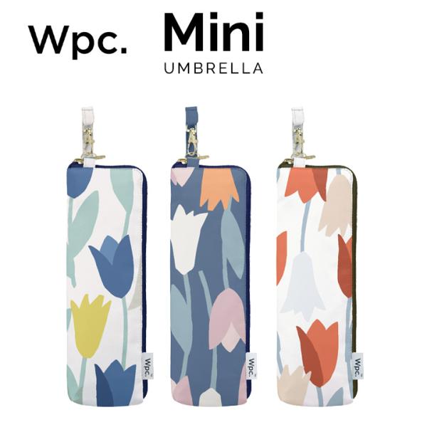【Wpc】 折りたたみ傘 晴雨兼用傘 ブルーミングチューリップmini ワールドパーティー