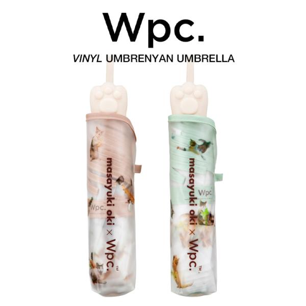 【Wpc】 折りたたみ傘 ビニール傘 沖昌之さんｘＷpc.プラスティックアンブレにゃん mini ワールドパーティー