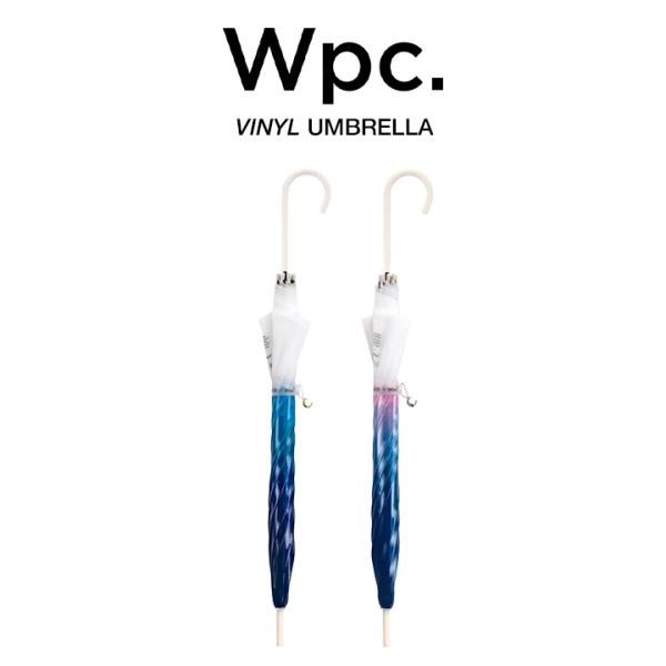 【Wpc】長傘 ビニール傘 ジャンプ式 地球屋ｘWpc. 空色アンブレラ