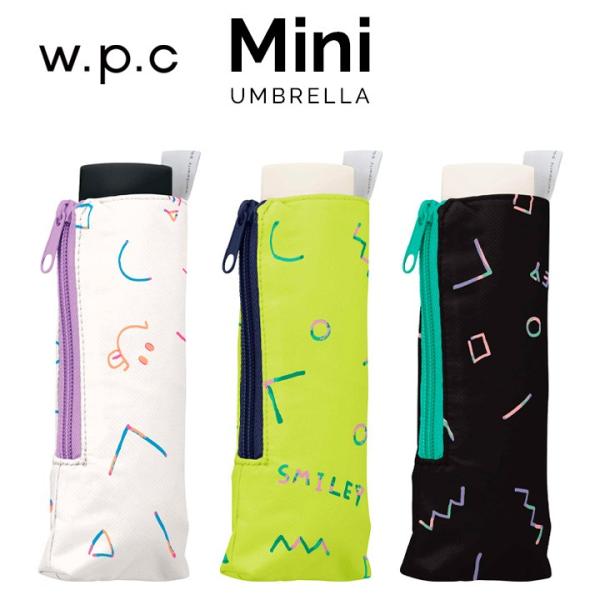 Wpc 折りたたみ傘 ８０ｓスマイリー mini w.p.c ワールドパーティー