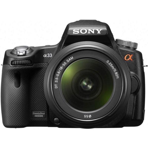 ソニー SONY α33 ズームレンズキット SLT-A33L SDカード付き 