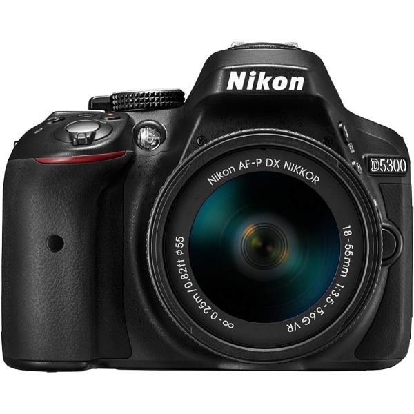 ニコン Nikon D5300 AF-P 18-55 VR レンズキット ブラック D5300LKP18-55  &lt;プレゼント包装承ります&gt;