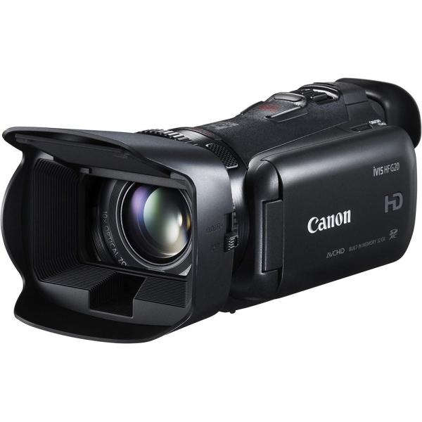 動作品　Canon iVIS HF G20 ビデオカメラ 内蔵32GB+SD32 CONTAX（コンタックス） Canon iVIS HF G20 光学10倍ズーム 内蔵32GB