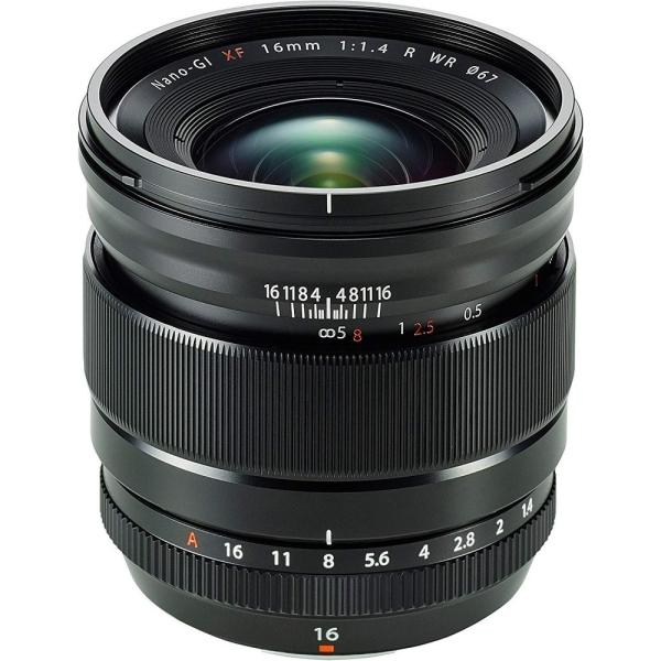 【極美品】XF16mmF1.4 R WR（保証書付） FUJIFILM（フジフイルム） 単焦点超広角レンズ XF16mmF1.4 R WR 良品