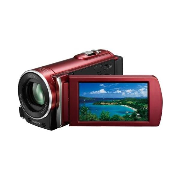 SONY CX170 ビデオカメラ レッド 良品 動作確認済み 1ヶ月保証付 動画撮影
