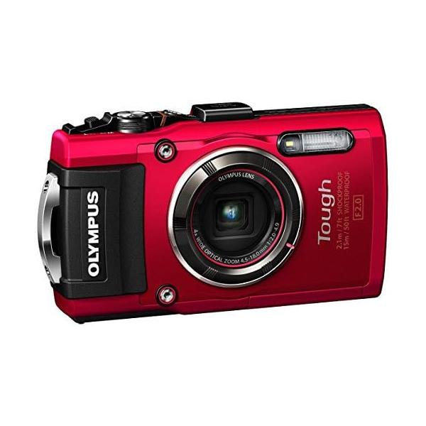 【動作確認済み】OLYMPUS TOUGH TG-４ レッド　SDカード付き CONTAX（コンタックス） OLYMPUS STYLUS TG-4 Tough レッド 良品 動作