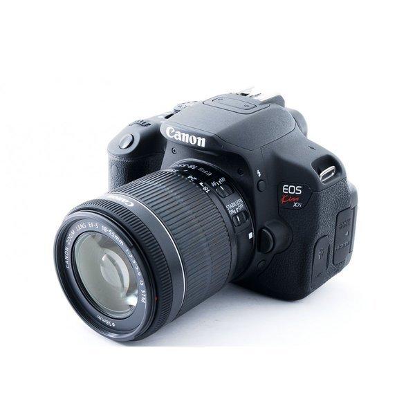 キヤノン Canon EOS Kiss X7i レンズキット ブラック 美品 ストラップ