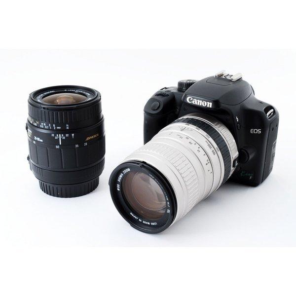 キヤノン Canon EOS Kiss F 超望遠ダブルズームセット 美品 SD キヤノン Canon EOS Kiss F 超望遠ダブルズームセット 美品 SD