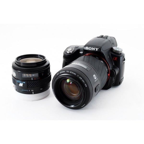 SONY（ソニー） α55 SLT-A55V ダブルズームセット 美品 レンズフード