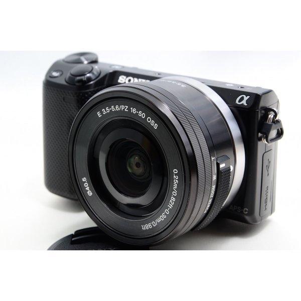 ソニー SONY NEX-5T ブラック レンズセット 美品 SDカードストラップ