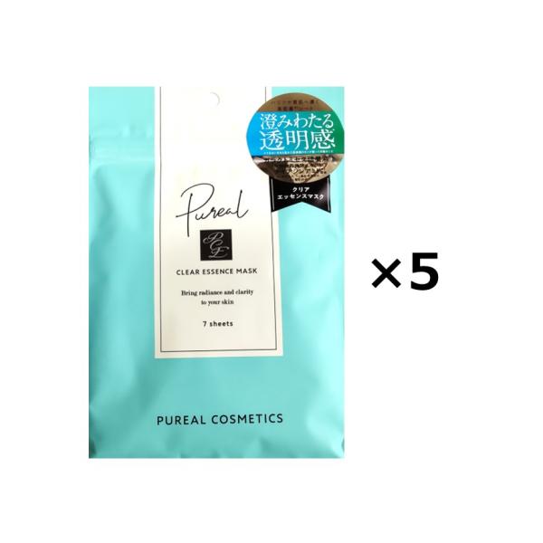 (発売元)マルマンH&amp;B株式会社(製造販売元)株式会社シン・インターナショナル(内容量)7枚 (120ml)/個(個数)5個ピュレア クリアエッセンスマスク