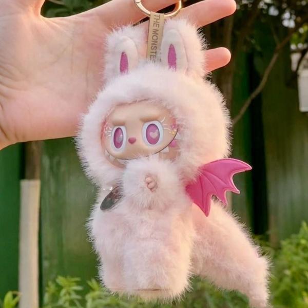 ラブブ服 LABUBU ぬい服 ラブブ着せ替え服 かわいい ピンクの着ぐるみ