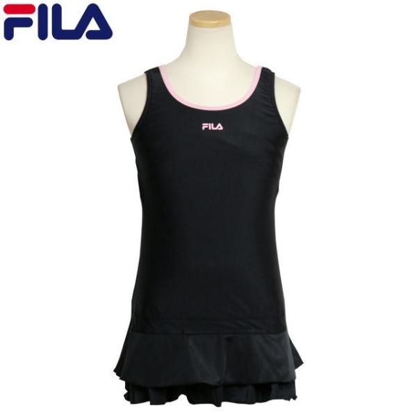 スクール水着 女の子 キッズ ジュニア 子供 Fila フィラ キュロット