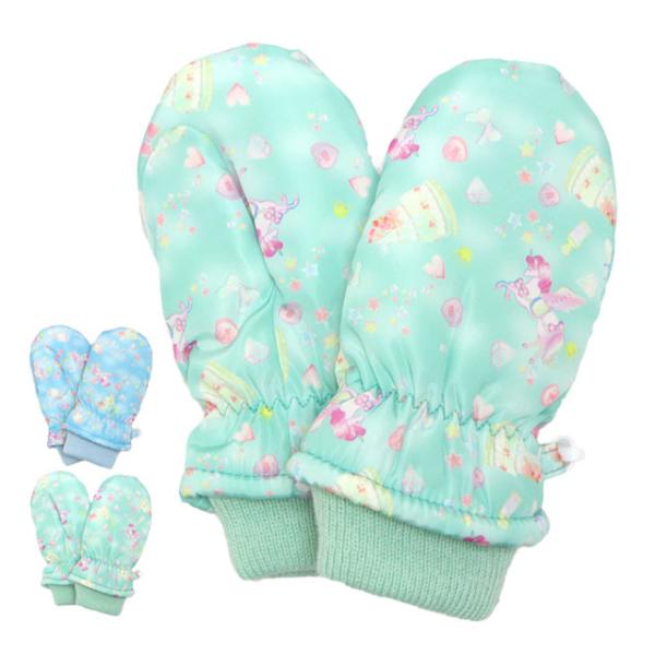 【メール便対応】手袋 こども 防寒手袋 スキー手袋 スノー手袋スキー・雪遊び・通学・通園に最適な防寒てぶくろ●裏地フリース●手首リブ付き(カフスタイプ)本体：ポリエステル100%カフス：アクリル100%◇　採寸サイズ(リブ部分除く)サイズ/...