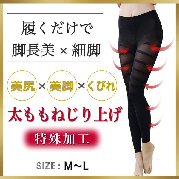 着圧レギンス スパッツ 太ももねじり上げ特殊加工 ダイエット 補正下着 着圧 骨盤矯正 スパッツ 脚やせ むくみ 太もも レディース 美脚 加圧