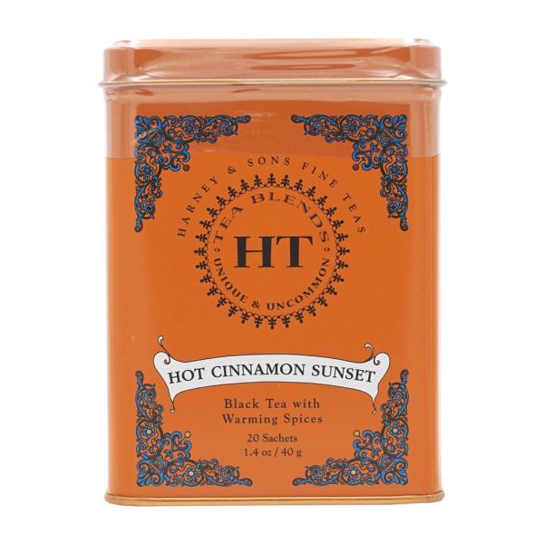 ハーニー&サンズ ホットシナモン サンセット ブラックティー 20個 ティーバック Harney & Sons Hot Cinnamon Sunset 20 Tea Sach