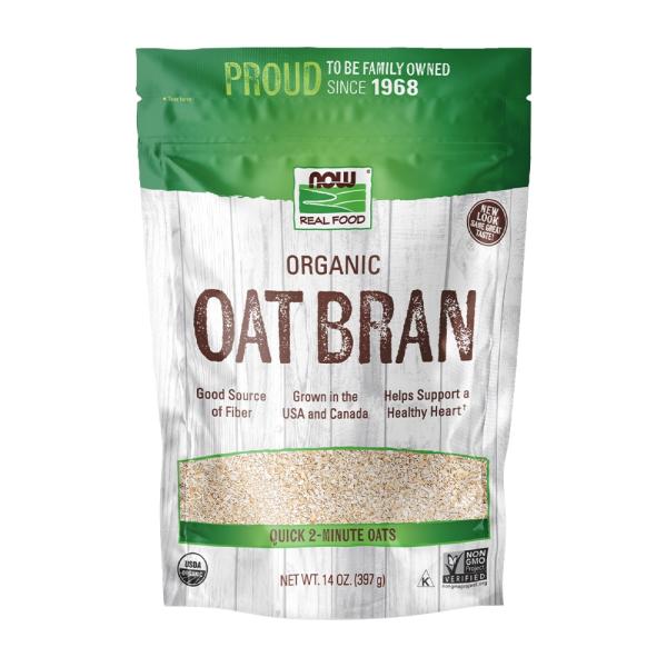 ナウフーズ オーガニックオートブラン　397ｇ　【NOW FOODS】Organic Oat Bran 14 oz