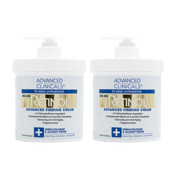 アドバンスドクリニカルズ レチノール アドバンス ファーミング美容クリーム 454g 2個セット　Advanced Clinicals