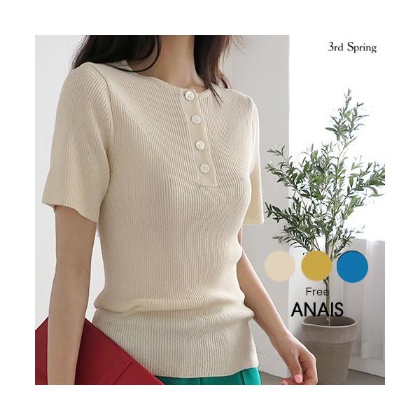 韓国 ファッション Tシャツ レディース おしゃれ 半袖 リネン混紡サマーニット Boisewomenrun Com