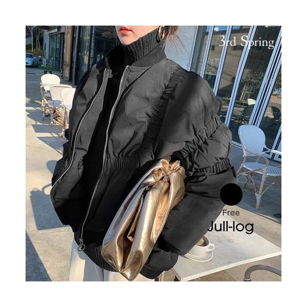 韓国 ファッション Ma 1 ジャケット 新着セール レディース シャーリング