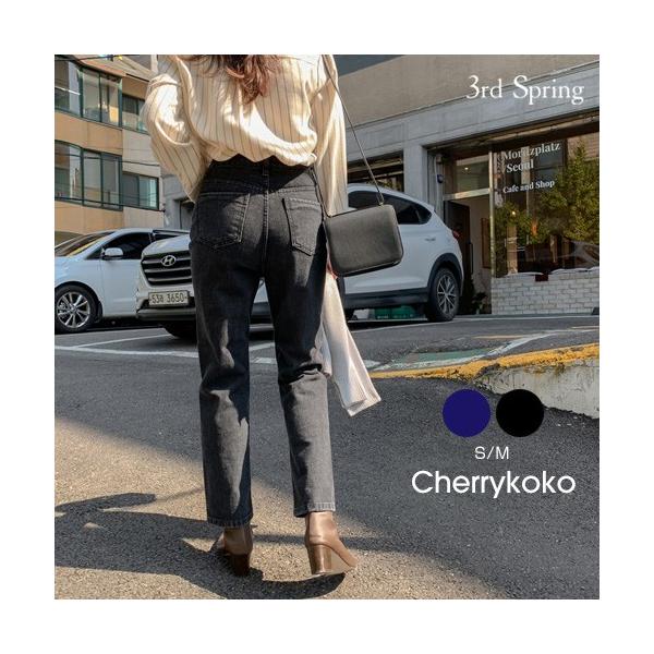 韓国 ファッション パンツ 男女兼用 秋冬 レディースアンクル丈ストレートジーンズ